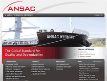 Tablet Screenshot of ansac.com